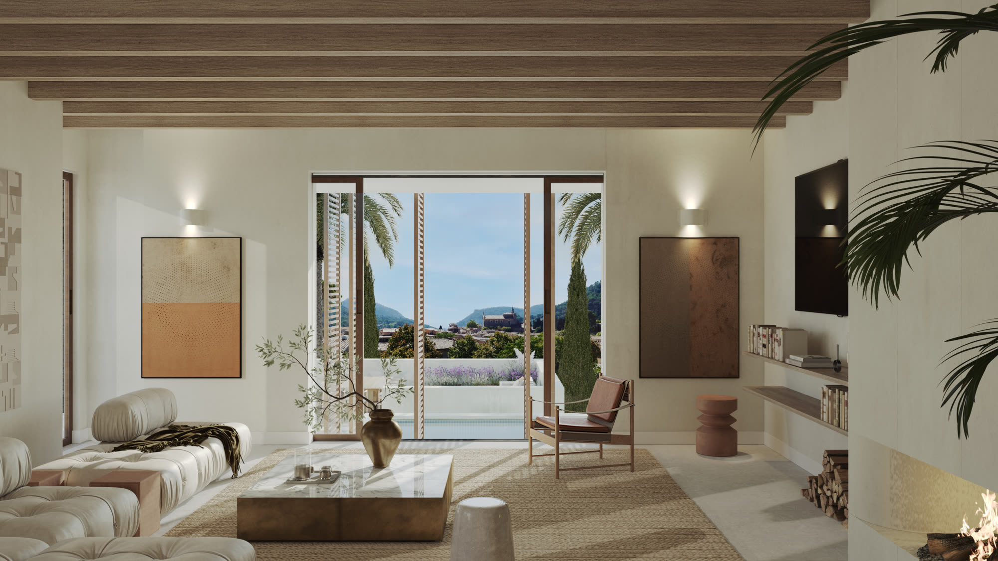 Valldemossa living room